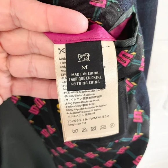 Scotch & Soda Plaid Blazer Tailored Single Button Structured Lined Menswear Sz M - Picture 11 of 16